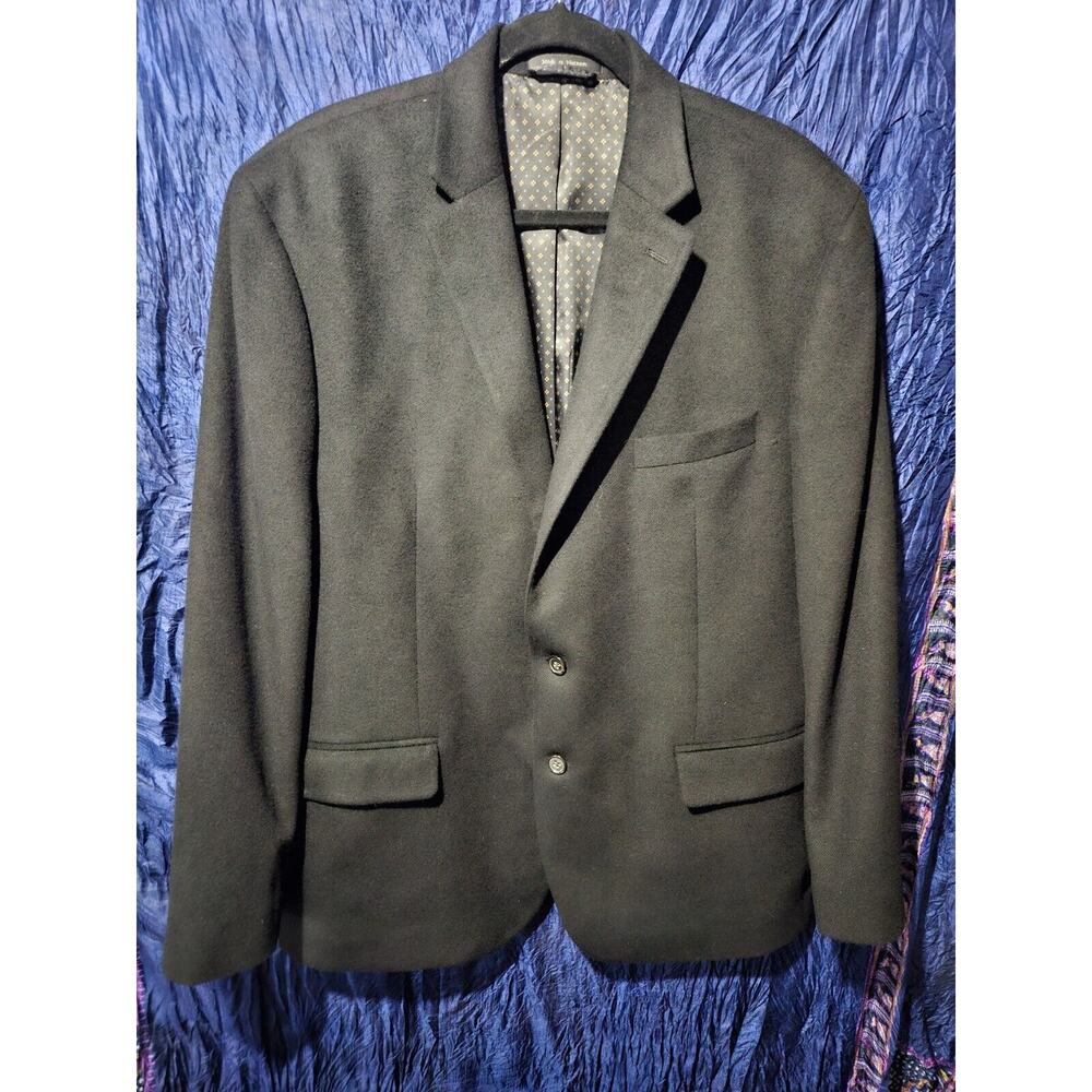 Lauren Ralph Lauren Sport Coat Blazer Mens 48 R/L Black 2-Button Jacket